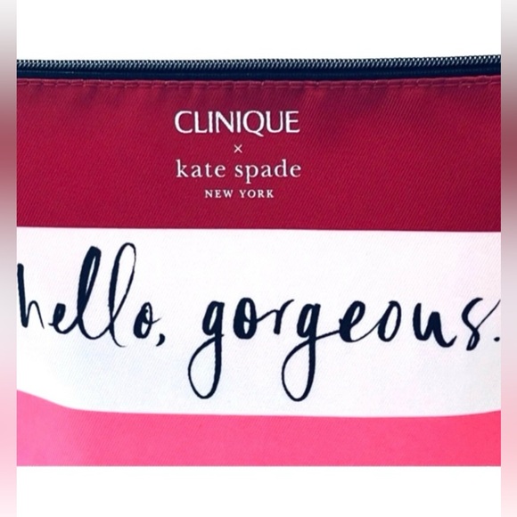 Mystery Bundle - Clinique X Kate Spade Large Cosmetic Bag W/ 3 Or More Items! - Picture 3 of 16
